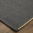 thumbnail image 3 of Feizy Theo Modern Solid, Gray/Tan, 5' x 8' Area Rug Reversible Stain Resistant Fade Resistant Casual Design Carpet for Living Dining Bed Room, 3 of 9