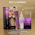 thumbnail image 3 of BOXY COLOR Coloring kit professional, permanent color cream hair dye with Vegetal Protein to get Hair with intense color shiny and silky. 100% Gray Coverage.  (12.8 Ultra Light Special Ash Blonde), 3 of 6