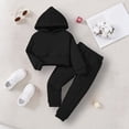thumbnail image 5 of Angala 2 Piece Outfits For Girls Long Sleeve Hoodie Sweatshirt With Jogger Set Girls Autumn Daily Wear Clothes, 5 of 7
