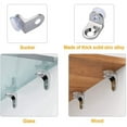 thumbnail image 4 of 90 Pieces Glass Shelf Bracket with Sucker Glass Shelve Support Right Angle Fixing Brackets for Kitchen Cabinets Cupboard, 4 of 6