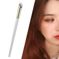 thumbnail image 6 of Concealer Makeup Brush Mini Angled Flat Detail Beauty Tool for Setting Concealing Blending with Concealer , White, 6 of 10