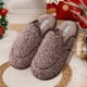 thumbnail image 5 of Pantufla Zapatillas de interior difusas, cómodas zapatillas térmicas planas antideslizantes para el hogar en interiores DQrwqpou Tenis De Mujer Tenis De Hombre, 5 of 5