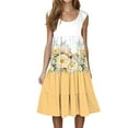 thumbnail image 2 of T-Shirt à Manches Longues pour Femmes Seductiva Rabais de 50 % Liquidation Robes d'Été pour Femmes Grande Taille Robe de Plage Décontractée Robes Soleil Aguichant Robe Sans Manches Robes Midi Fluides, 2 of 5