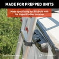 thumbnail image 4 of Lippert Components Utility Ladder 2021126697 On-The-Go; Vehicle Mounted Universal When Equipped With Ladder Receiver; Telescoping; 15 Steps; 330 Pound Load Capacity, 4 of 8