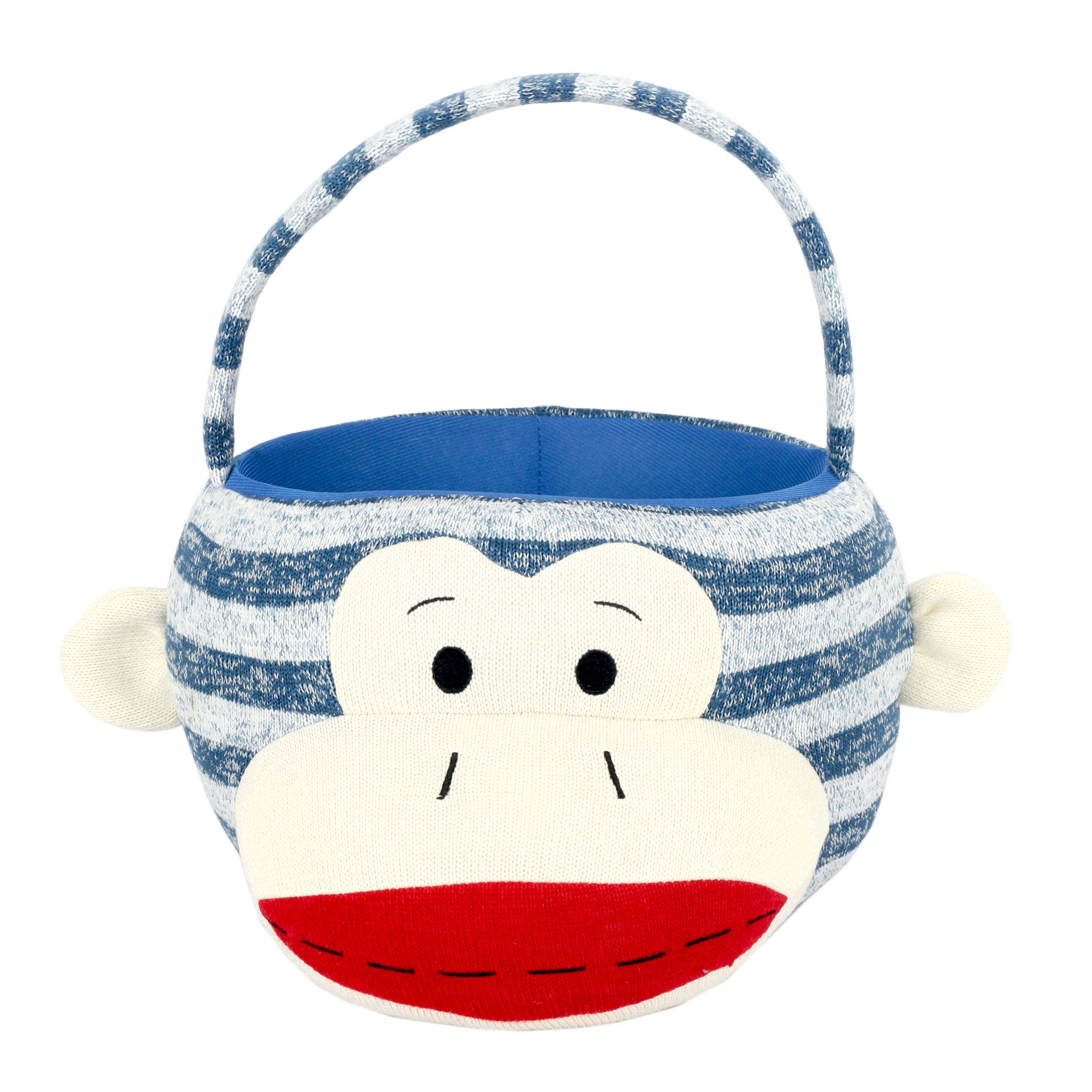 sock monkey easter basket