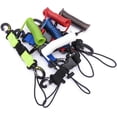 thumbnail image 4 of Underwater camera lanyard clip coiled cable with wrapped cable lanyard for diving accessories with clip quick release green, 4 of 5