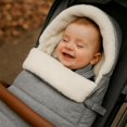 thumbnail image 3 of Saco para carriola de invierno – Funda universal para carriola para clima frío, compatible con UPPAbaby Vista V2 / V3 / Vista/Cruz/Cruz V2 / RumbleSeat/Ridge/Minu – Bols, 3 of 7