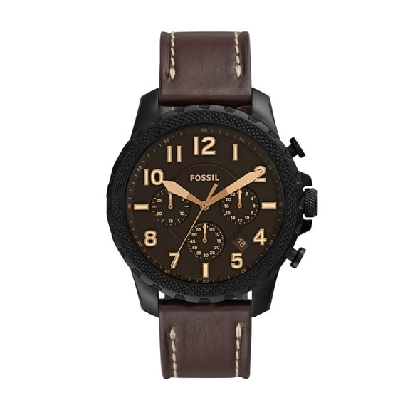 Fossil Men's Bowman Chronograph Brown Leather Watch FS5601