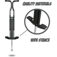 thumbnail image 2 of New Bounce Pogo Stick for Kids Ages 9+ Pro Sport Edition Kids Pogo Stick, Black & Charcoal, 2 of 6