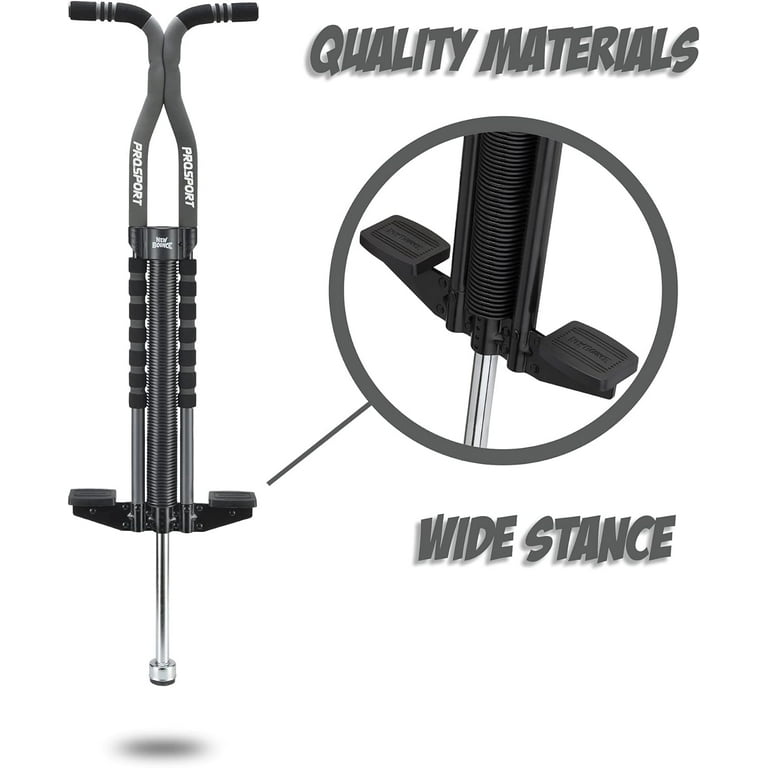 New Bounce Pogo Stick for Kids Ages 9 Pro Sport Edition Kids Pogo Stick Black Charcoal