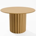 thumbnail image 6 of MAYEERTY 46" Wooden Round Modern Dining Table for Dining Room Kitchen, Natural Wood, 6 of 9