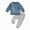R222-Blue, variant on NOLDARES Infant Baby Boy Clothes 2 Piece Long Sleeve Crew Neck Sweatshirt Tops Casual Pocket Joggers Pants Cartoon Outfits Toddler Clothing Set(Khaki,12-18 M)