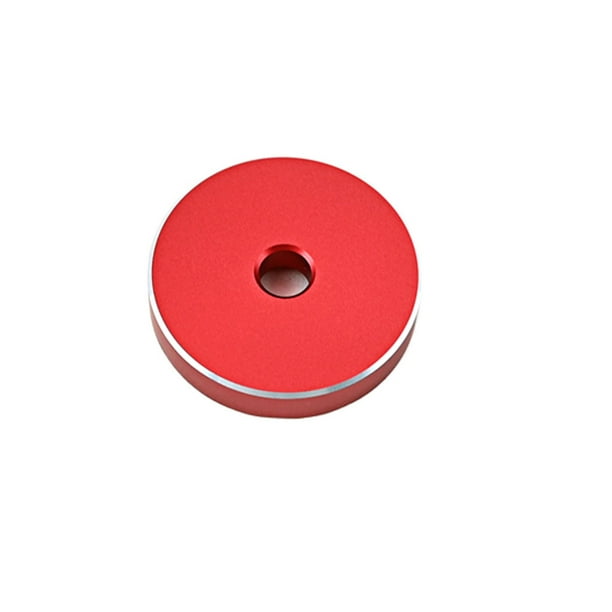 Eigraketly gramófono tocadiscos adaptador accesorio fonógrafo reemplazo estándar aleación de aluminio centro duradero Accesorios para instrumentos musicales Rojo