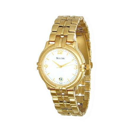 Bulova Mens Gold-Tone Watch
