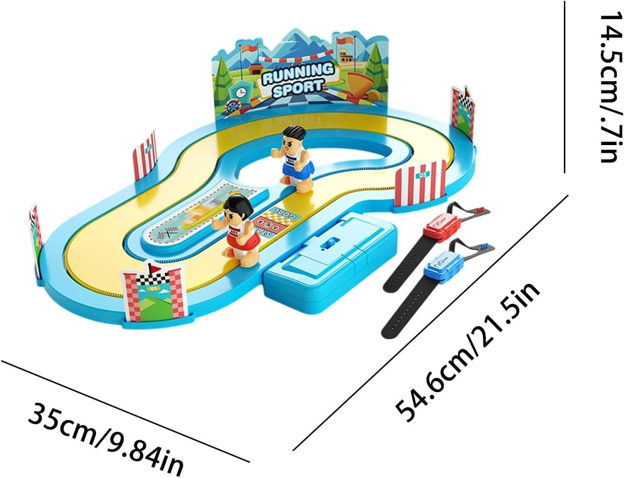 Motion-Sensing Racing Game - Parent Child Interactive System, Motion Controlled Board Toy, Physical Activity Entertainment, Family Bonding Experience For Children Boys(1Set)