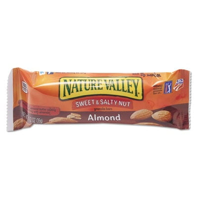 Nature Valley Granola Bars Sweet and Salty Nut Almond Cereal 1.2 oz Bar 16/Box (SN42068)