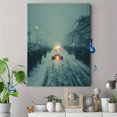 thumbnail image 4 of Snowy Race Track Formula Racing Canvas Art, Race Car Print, Sports Wall Decor Unique Gift for Men, 4 of 8