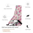 thumbnail image 3 of Pofeuu Purple Watercolor Flowers Print Quick-Dry Oversize Bath Towel Microfiber Travel Towel Fast Drying Lightweight Quick Dry Towel-27.5"x55", 3 of 8
