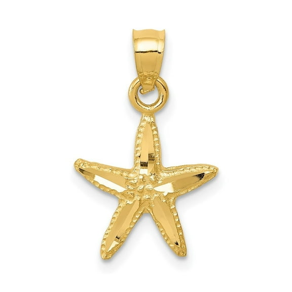 Auriga Fine Jewelry 14K Yellow Gold Starfish Pendant for Women