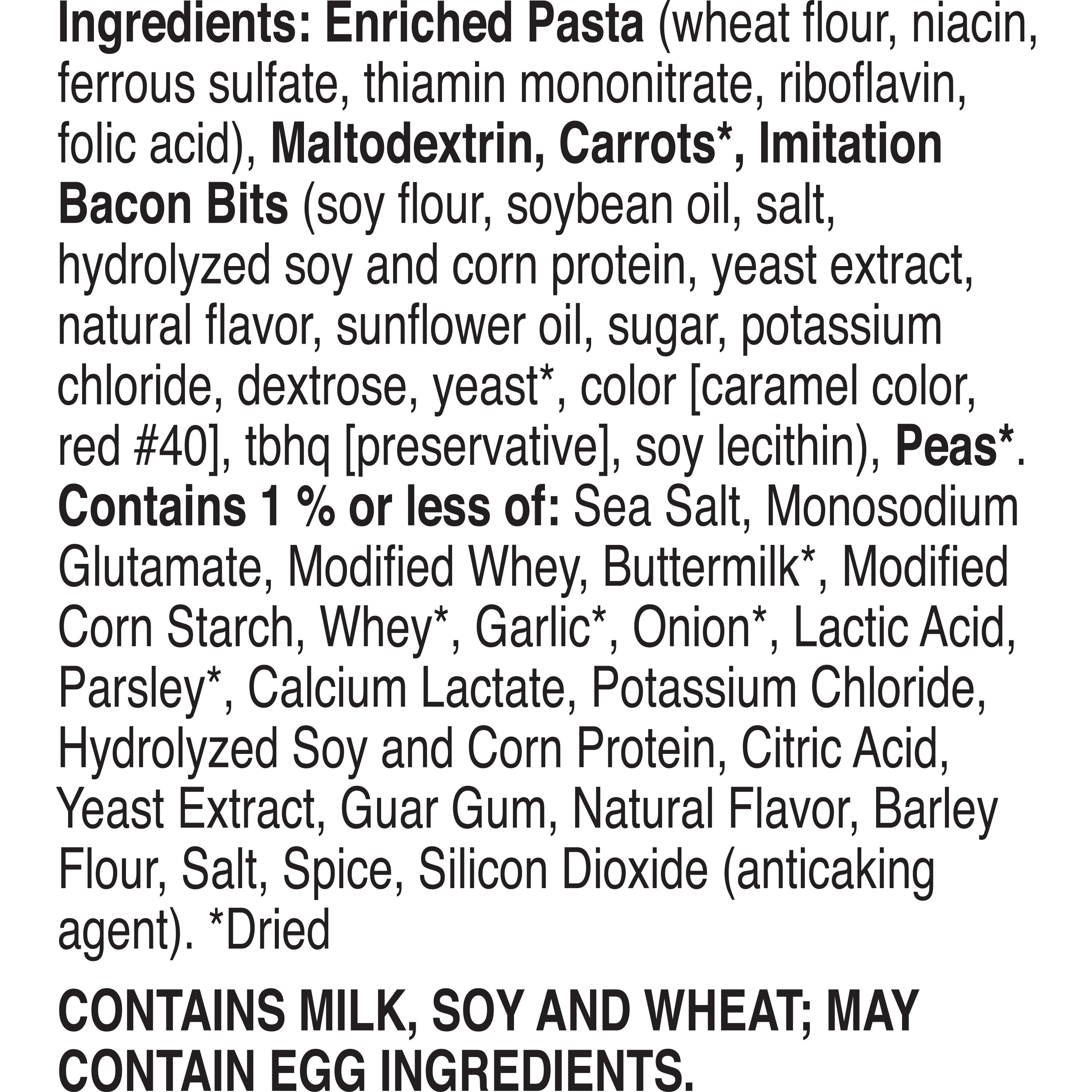 Suddenly Salad Ranch & Bacon Pasta Salad Mix with Vegetable Blend & Seasoning, 15 oz Box