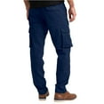 thumbnail image 4 of YouLoveIt Men's Stretch Casual Pants 6 Pocket Full Pants Relaxed Fit Cargo Pant Tactical Pant Hiking Jogger Classic Fit Multi Pockets for Work Outdoor, 4 of 4