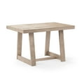 thumbnail image 2 of Plank+Beam 48" Dining Table for 4, Classic Farmhouse Solid Wood Kitchen Table, White, 2 of 11