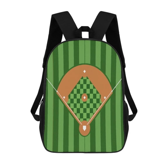 Modern Baseball Field Pattern (1)-2 Backpack Fashion Durable adolescent Business Daypack for Men Women Laptop Canvas Bags
