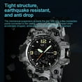 thumbnail image 3 of Men's Analog Sports Watch Military Watch Outdoor LED Stopwatch Digital Electronic Watches Large Dual Display Waterproof Tactical Army Watches for Men, 3 of 9