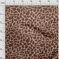 thumbnail image 2 of oneOone Cotton Silk Brown2 Fabric Giraffe Animal Skin Dress Material Fabric Print Fabric By The Yard 42 Inch Wide, 2 of 4