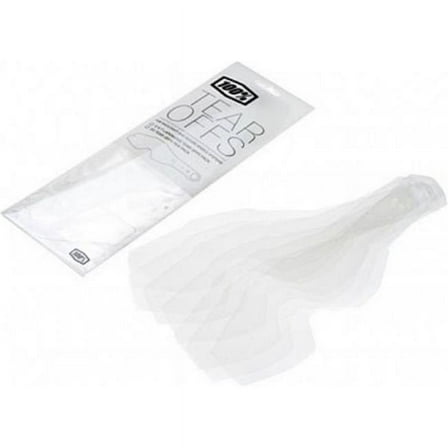 100% Standard Tear-Offs for Racecraft/Accuri/Strata Goggles