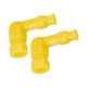 thumbnail image 1 of 2 Tapones de Bujía para Motocicleta con Modificación de Ángulo de 90 degree y Protección de Silicona Amarillo, 1 of 9
