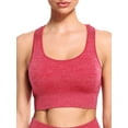 thumbnail image 1 of QRIC Women Racerback Sports Bras High Impact Wireless Workout Gym Activewear Bra Hollow Out Style Crop Tops, 1 of 6