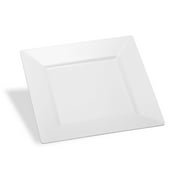 Host & Porter White Plastic Dessert Plates, 6", 10 Count