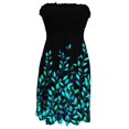 thumbnail image 5 of TQWQT Sun Dresses for Women 2025 Strapless Ladies Summer Dresses Casual Tube Top Dress Floral Print Bathing Suit Cover Up Light Green XXXL, 5 of 5