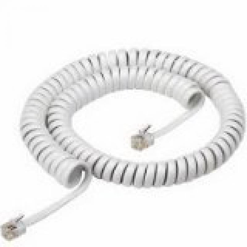 25 Nortel 12 foot Charcoal Phone Coil Cords NEW!! 