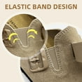 thumbnail image 4 of Adult Suede Clogs Cork Footbed Slippers Arch Support Potato Shoes Indoor Outdoor Slippers with Adjustable Buckle, 4 of 6
