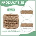 thumbnail image 2 of 10.9 Yards Brown Fur Trim Plush Ribbon Trims 20mm Wide Furry Fabric Trim Sewing Trims Decorative Trimming Ribbon for DIY DIY Craft Winter Clothing Pillow Curtain Home Decor, 2 of 9
