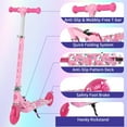 thumbnail image 4 of Light- Wheels & Stem Kids Scooter, 4 Adjustable Height Foldable Kick Scooter for Ages 3-12, 4 of 6