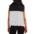 thumbnail image 4 of IMENGL Plus size down cotton vest, White 4XL, Size M-5XL, 4 of 6