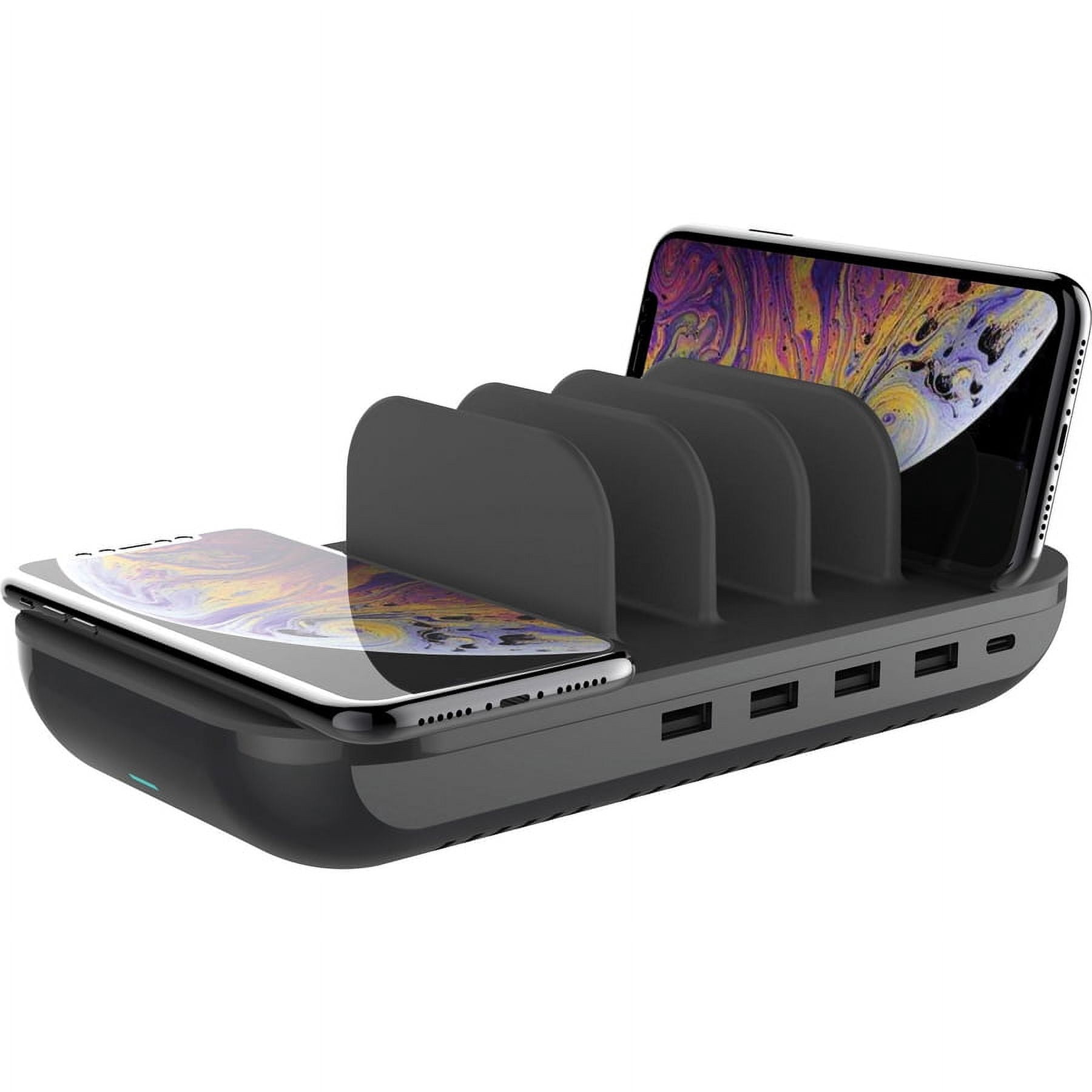 Kantek Wireless Charging Pad Charging Station Input connectors: USB