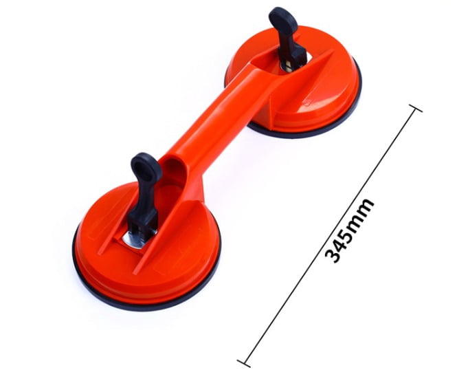 Elevador De Succión De Vacío YATO Para Vidrio Y Paneles - Agarra Hasta 60 Kg, Diámetro 125 Mm, Aluminio
