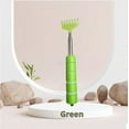 thumbnail image 3 of Portable Extendable Back Scratcher,Back Scratcher for Men Women Self-Therapeutic Telescoping Head Easy to Reach Itch Point The Body Scratcher (green+purple), 3 of 5
