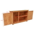 thumbnail image 5 of SalonMore Wooden Garden Cabinet with Double Doors for Tools Storage, 5 of 8