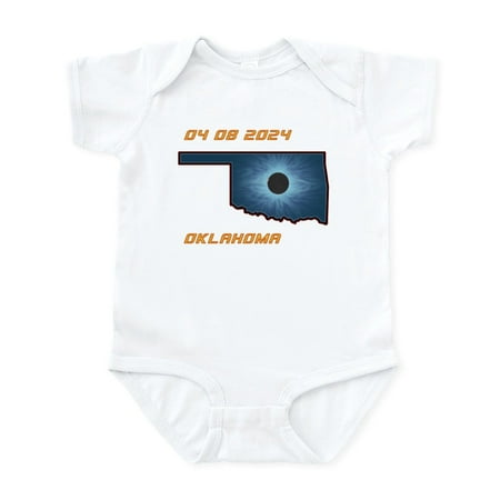 

CafePress - Oklahoma 2024 Total Solar Eclipse Body Suit - Baby Light Bodysuit Size Newborn - 24 Months