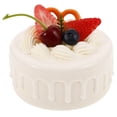 thumbnail image 1 of Miangastore Durable PVC Fake Cake Models for Decoration White Color 10 Inch, 1 of 8