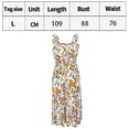 thumbnail image 2 of Vestido bohemio de verano para mujer de Tobrief, con tirantes finos, escote cuadrado, volantes y vaporoso, vestido largo playero, 2 of 7