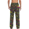 thumbnail image 2 of GZHJMY Mardi Gras Pajama Pants for Men, Lounge Pants Lightweight Men Pajama Bottoms with Drawstring Pockets, Christmas New Year Birthday Gifts, X-Large, 2 of 6