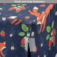 thumbnail image 4 of Fox Dog Crate Cover, Cartoonish Pattern with Animal and Floral Strawberry Fruit Print, Easy to Use Pet Kennel Cover Small Dogs Puppies Kittens, 7 Sizes, Dark Lavender Multicolor, by Ambesonne, 4 of 6