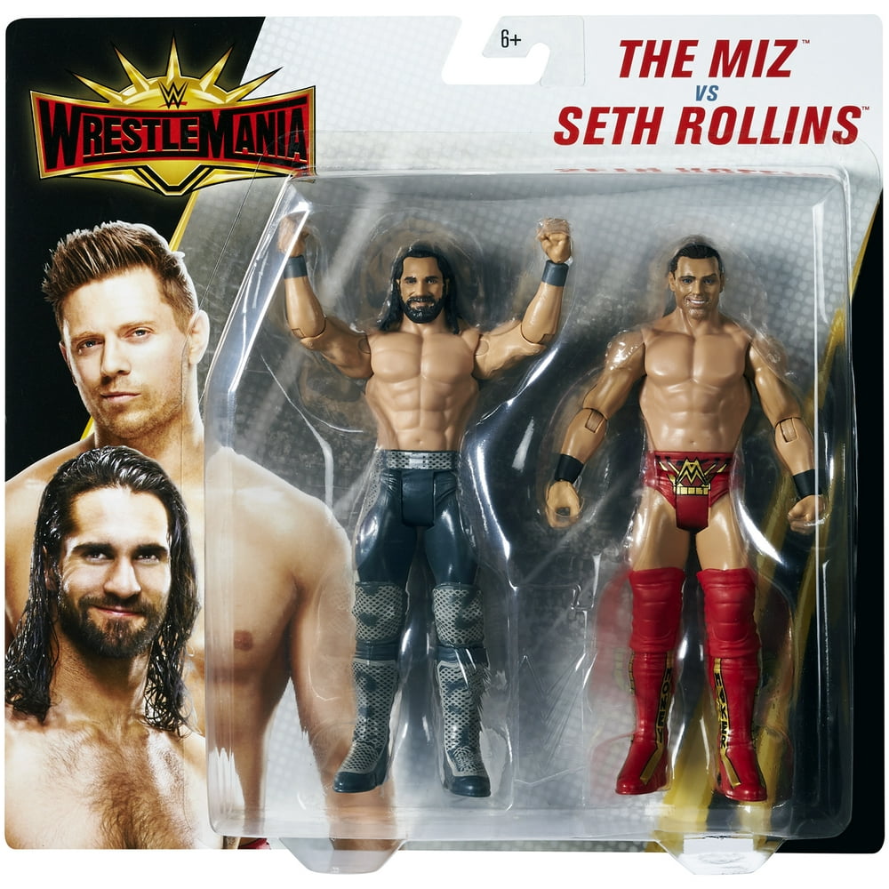 Seth Rollins & The Miz WWE Battle Packs "WrestleMania 35" Toy