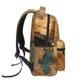 thumbnail image 3 of Balery Antique Map Adventure Scene Mochila Escolar Impresa, Mochila Ligera para Viajes Casual, Mochila Duradera y Cómoda Multifuncional, Mochila para Laptop-One Size, 3 of 5